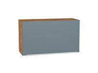 Шкаф верхний горизонтальный Фьюжн Дуб Вотан, Silky Blue, 460, 800 В*Ш*Г 458*800*318, фасад МДФ  Silky Blue, корпус  Дуб Вотан ms2510VVT_60665