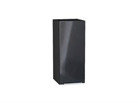 Шкаф верхний с 1-ой дверцей Фьюжн Graphite, Anthracite, 720, 300 В*Ш*Г 716*300*320, фасад МДФ  Anthracite, корпус  Graphite ms2510VVT_36754