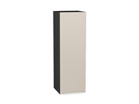 Шкаф верхний с 1-ой дверцей Фьюжн Graphite, Cream Silk, 920, 300 В*Ш*Г 920*300*320, фасад МДФ  Cream Silk, корпус  Graphite ms2510VVT_71929