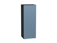 Шкаф верхний с 1-ой дверцей Фьюжн Graphite, Silky Blue, 920, 350 В*Ш*Г 920*350*320, фасад МДФ  Silky Blue, корпус  Graphite ms2510VVT_65113