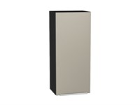 Шкаф верхний с 1-ой дверцей Фьюжн Graphite, Silky Grey, 920, 400 В*Ш*Г 920*400*320, фасад МДФ  Silky Grey, корпус  Graphite ms2510VVT_51995