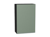 Шкаф верхний с 1-ой дверцей Фьюжн Graphite, Silky Mint, 920, 600 В*Ш*Г 920*600*320, фасад МДФ  Silky Mint, корпус  Graphite ms2510VVT_52016