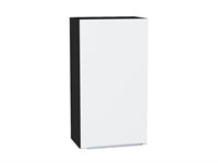 Шкаф верхний с 1-ой дверцей Фьюжн Graphite, Silky White, 920, 500 В*Ш*Г 920*500*320, фасад МДФ  Silky White, корпус  Graphite ms2510VVT_51972
