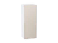 Шкаф верхний с 1-ой дверцей Фьюжн Белый, Cream Silk, 920, 350 В*Ш*Г 920*350*320, фасад МДФ  Cream Silk, корпус  Белый ms2510VVT_71898