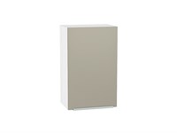 Шкаф верхний с 1-ой дверцей Фьюжн Белый, Silky Grey, 720, 450 В*Ш*Г 716*450*320, фасад МДФ  Silky Grey, корпус  Белый ms2510VVT_51975