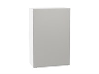 Шкаф верхний с 1-ой дверцей Фьюжн Белый, Silky Light Grey, 920, 600 В*Ш*Г 920*600*320, фасад МДФ  Silky Light Grey, корпус  Белый ms2510VVT_66585