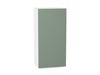 Шкаф верхний с 1-ой дверцей Фьюжн Белый, Silky Mint, 920, 450 В*Ш*Г 920*450*320, фасад МДФ  Silky Mint, корпус  Белый ms2510VVT_52005