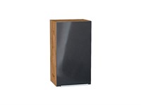 Шкаф верхний с 1-ой дверцей Фьюжн Дуб Вотан, Anthracite, 720, 400 В*Ш*Г 716*400*320, фасад МДФ  Anthracite, корпус  Дуб Вотан ms2510VVT_60800