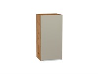 Шкаф верхний с 1-ой дверцей Фьюжн Дуб Вотан, Silky Grey, 720, 350 В*Ш*Г 716*350*320, фасад МДФ  Silky Grey, корпус  Дуб Вотан ms2510VVT_65098