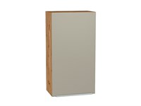Шкаф верхний с 1-ой дверцей Фьюжн Дуб Вотан, Silky Grey, 920, 500 В*Ш*Г 920*500*320, фасад МДФ  Silky Grey, корпус  Дуб Вотан ms2510VVT_60767