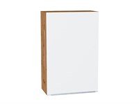 Шкаф верхний с 1-ой дверцей Фьюжн Дуб Вотан, Silky White, 920, 600 В*Ш*Г 920*600*320, фасад МДФ  Silky White, корпус  Дуб Вотан ms2510VVT_60748