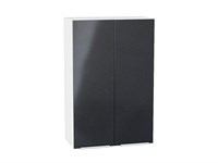 Шкаф верхний с 2-мя дверцами Фьюжн Белый, Anthracite, 920, 600 В*Ш*Г 920*600*320, фасад МДФ  Anthracite, корпус  Белый ms2510VVT_45087