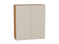 Шкаф верхний с 2-мя дверцами Фьюжн Дуб Вотан, Cream Silk, 920, 800 В*Ш*Г 920*800*320, фасад МДФ  Cream Silk, корпус  Дуб Вотан ms2510VVT_71938