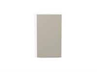 Шкаф верхний торцевой Фьюжн Белый, Silky Grey, 720 В*Ш*Г 716*300*306, фасад МДФ  Silky Grey, корпус  Белый ms2510VVT_52069
