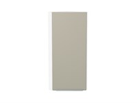 Шкаф верхний торцевой Фьюжн Белый, Silky Grey, 920 В*Ш*Г 920*300*306, фасад МДФ  Silky Grey, корпус  Белый ms2510VVT_52077