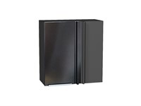 Шкаф верхний прямой угловой Фьюжн Graphite, Anthracite, 690 В*Ш*Г 716*690*345, фасад МДФ  Anthracite, корпус  Graphite ms2510VVT_48760