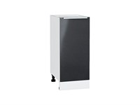 Шкаф нижний с 1-ой дверцей Фьюжн Белый, Anthracite, 350 В*Ш*Г 816*350*480, фасад МДФ  Anthracite, корпус  Белый ms2510VVT_65144