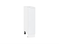 Шкаф нижний с 1-ой дверцей Фьюжн Белый, Silky White, 200 В*Ш*Г 816*200*480, фасад МДФ  Silky White, корпус  Белый ms2510VVT_66180