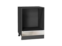 Шкаф нижний под духовку Фьюжн Graphite, Gallant, 600 В*Ш*Г 816*600*476, фасад МДФ  Gallant, корпус  Graphite ms2510VVT_36932