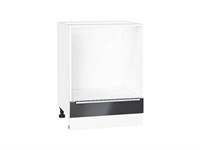 Шкаф нижний под духовку Фьюжн Белый, Anthracite, 600 В*Ш*Г 816*600*476, фасад МДФ  Anthracite, корпус  Белый ms2510VVT_36933