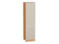 Шкаф пенал с 2-мя дверцами Фьюжн Дуб Вотан, Cream Silk, 2340, 600 В*Ш*Г 2336*600*576, фасад МДФ  Cream Silk, корпус  Дуб Вотан ms2510VVT_72045
