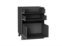 Каркас нижнего шкафа с 3-мя ящиками Н 603 Graphite В*Ш*Г 816*600*462 ms2510VVT_084-0961 (54148)