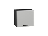 Шкаф верхний горизонтальный Фрейм Graphite, Grey Silk, 460, 500 В*Ш*Г 458*500*324, фасад МДФ  Grey Silk, корпус  Graphite ms2510VVT_71686