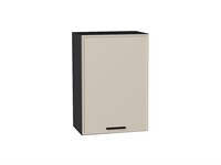 Шкаф верхний с 1-ой дверцей Фрейм Graphite, Cream Silk, 720, 500 В*Ш*Г 716*500*324, фасад МДФ  Cream Silk, корпус  Graphite ms2510VVT_69835