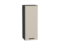 Шкаф верхний с 1-ой дверцей Фрейм Graphite, Cream Silk, 920, 350 В*Ш*Г 920*350*324, фасад МДФ  Cream Silk, корпус  Graphite ms2510VVT_69838