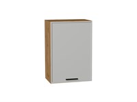 Шкаф верхний с 1-ой дверцей Фрейм Дуб Вотан, Grey Silk, 720, 500 В*Ш*Г 716*500*324, фасад МДФ  Grey Silk, корпус  Дуб Вотан ms2510VVT_68931