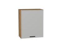 Шкаф верхний с 1-ой дверцей Фрейм Дуб Вотан, Grey Silk, 720, 600 В*Ш*Г 716*600*324, фасад МДФ  Grey Silk, корпус  Дуб Вотан ms2510VVT_68932