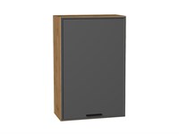 Шкаф верхний с 1-ой дверцей Фрейм Дуб Вотан, Stormy Silk, 920, 600 В*Ш*Г 920*600*324, фасад МДФ  Stormy Silk, корпус  Дуб Вотан ms2510VVT_68974
