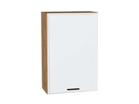 Шкаф верхний с 1-ой дверцей Фрейм Дуб Вотан, White Silk, 920, 600 В*Ш*Г 920*600*324, фасад МДФ  White Silk, корпус  Дуб Вотан ms2510VVT_66883