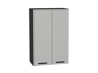 Шкаф верхний с 2-мя дверцами Фрейм Graphite, Grey Silk, 920, 600 В*Ш*Г 920*600*324, фасад МДФ  Grey Silk, корпус  Graphite ms2510VVT_68997
