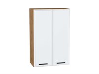 Шкаф верхний с 2-мя дверцами Фрейм Дуб Вотан, White Silk, 920, 600 В*Ш*Г 920*600*324, фасад МДФ  White Silk, корпус  Дуб Вотан ms2510VVT_66901