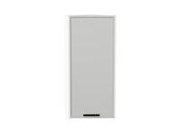Шкаф верхний торцевой Фрейм Белый, Grey Silk, 920 В*Ш*Г 920*300*310, фасад МДФ  Grey Silk, корпус  Белый ms2510VVT_69024