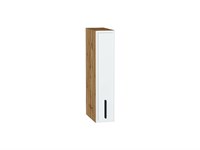 Шкаф верхний бутылочница Фрейм Дуб Вотан, White Silk, 150 В*Ш*Г 716*150*324, фасад МДФ  White Silk, корпус  Дуб Вотан ms2510VVT_66831