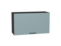 Шкаф верхний горизонтальный Флэт Graphite, Grey-green In 2S, 460, 800 В*Ш*Г 458*800*318, фасад ЛДСП  Grey-green In 2S, корпус  Graphite ms2510VVT_57174