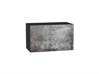Шкаф верхний горизонтальный Флэт Graphite, Temple Stone 2S, 360, 600 В*Ш*Г 358*600*318, фасад ЛДСП  Temple Stone 2S, корпус  Graphite ms2510VVT_52586