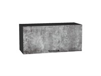 Шкаф верхний горизонтальный Флэт Graphite, Temple Stone 2S, 360, 800 В*Ш*Г 358*800*318, фасад ЛДСП  Temple Stone 2S, корпус  Graphite ms2510VVT_52587