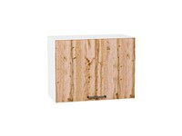 Шкаф верхний горизонтальный Флэт Белый, Wotan Oak 2S, 460, 600 В*Ш*Г 458*600*318, фасад ЛДСП  Wotan Oak 2S, корпус  Белый ms2510VVT_57176