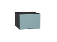 Шкаф верхний горизонтальный глубокий Флэт Graphite, Grey-green In 2S, 500 В*Ш*Г 358*500*574, фасад ЛДСП  Grey-green In 2S, корпус  Graphite ms2510VVT_56878