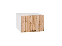 Шкаф верхний горизонтальный глубокий Флэт Белый, Wotan Oak 2S, 500 В*Ш*Г 358*500*574, фасад ЛДСП  Wotan Oak 2S, корпус  Белый ms2510VVT_52558