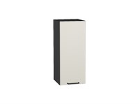 Шкаф верхний с 1-ой дверцей Флэт Graphite, Cashmere In 2S, 720, 300 В*Ш*Г 716*300*318, фасад ЛДСП  Cashmere In 2S, корпус  Graphite ms2510VVT_55763