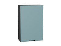 Шкаф верхний с 1-ой дверцей Флэт Graphite, Grey-green In 2S, 920, 600 В*Ш*Г 920*600*318, фасад ЛДСП  Grey-green In 2S, корпус  Graphite ms2510VVT_56915