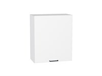 Шкаф верхний с 1-ой дверцей Флэт Белый, White In 2S, 720, 600 В*Ш*Г 716*600*318, фасад ЛДСП  White In 2S, корпус  Белый ms2510VVT_55644