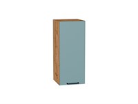 Шкаф верхний с 1-ой дверцей Флэт Дуб Вотан, Grey-green In 2S, 720, 300 В*Ш*Г 716*300*318, фасад ЛДСП  Grey-green In 2S, корпус  Дуб Вотан ms2510VVT_62409