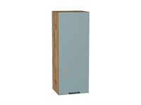Шкаф верхний с 1-ой дверцей Флэт Дуб Вотан, Grey-green In 2S, 920, 350 В*Ш*Г 920*350*318, фасад ЛДСП  Grey-green In 2S, корпус  Дуб Вотан ms2510VVT_65162