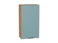 Шкаф верхний с 1-ой дверцей Флэт Дуб Вотан, Grey-green In 2S, 920, 500 В*Ш*Г 920*500*318, фасад ЛДСП  Grey-green In 2S, корпус  Дуб Вотан ms2510VVT_62438