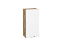 Шкаф верхний с 1-ой дверцей Флэт Дуб Вотан, White In 2S, 720, 350 В*Ш*Г 716*350*318, фасад ЛДСП  White In 2S, корпус  Дуб Вотан ms2510VVT_65149